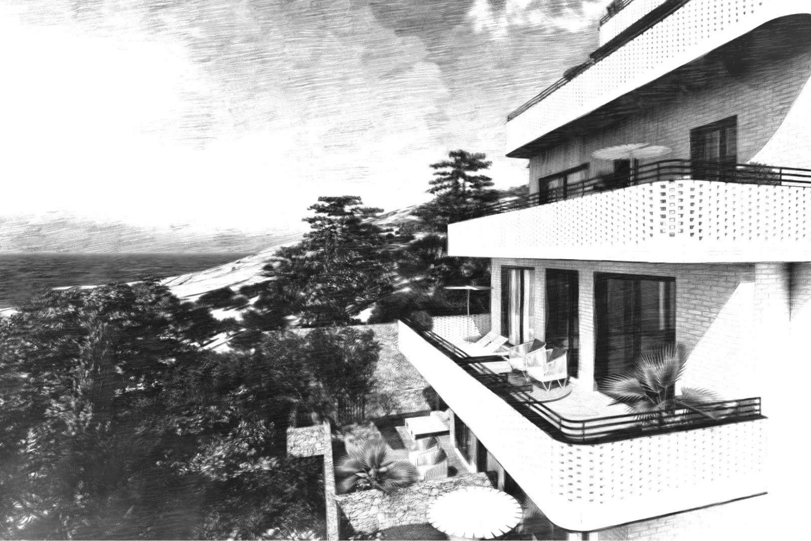 Villa in Alassio frazionamento e progetto 41